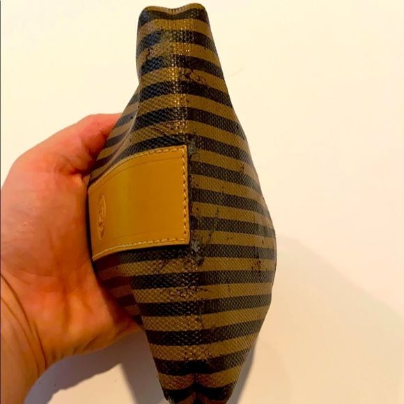 Authentic Vintage Fendi Pequin Cosmetic Bag - Picture 5 of 7